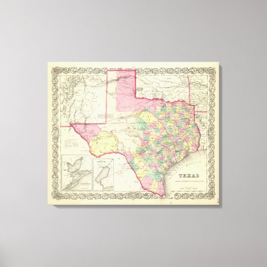 Texas 7 canvas afdruk (Voorkant)