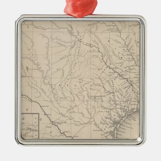 Texas 8 metalen ornament (Voorkant)