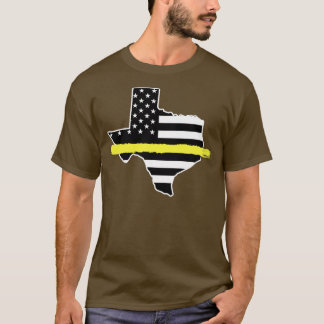 Texas 911 Dispatcher US Flag Emergency Dispatchers T-shirt