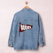 TEXAS A&M AGGIES SPIJKEJACK DENIM JACKET (Hangar)