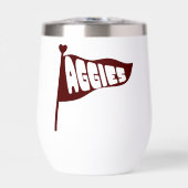 Texas A&M Aggies wijnbeker (Voorkant)