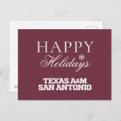 Texas A&M San Antonio Feestdagenkaart (Voorkant / Achterkant)