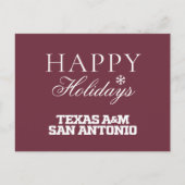 Texas A&M San Antonio Feestdagenkaart (Voorkant)