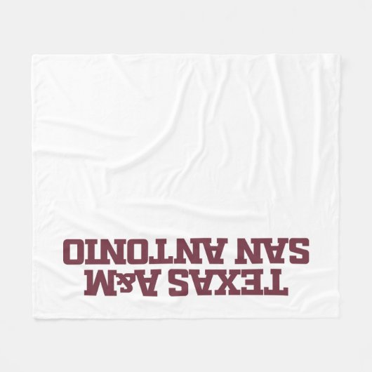 Texas A&M San Antonio Fleece Deken (Voorkant (Horizontaal))