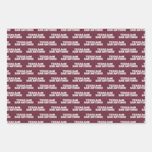 Texas A&M San Antonio Inpakpapier Vel (Voorkant 3)