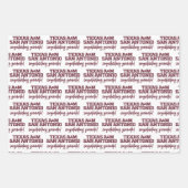 Texas A&M San Antonio Inpakpapier Vel (Voorkant)