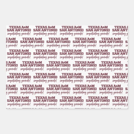 Texas A&M San Antonio Inpakpapier Vel (Voorkant)
