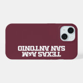 Texas A&M San Antonio iPhone 15 Case (Achterkant horizontaal)