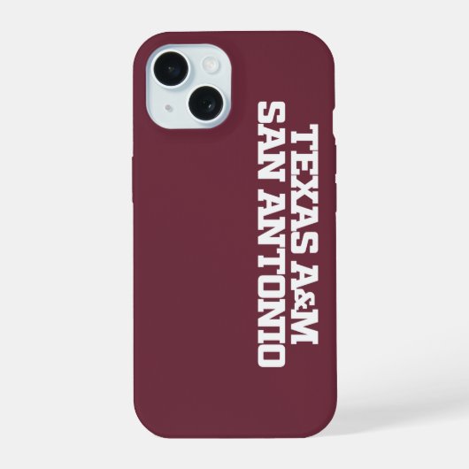 Texas A&M San Antonio iPhone 15 Case (Achterkant)