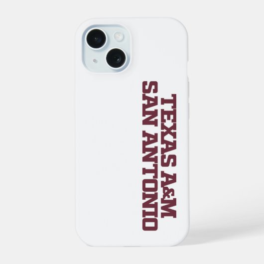 Texas A&M San Antonio iPhone 15 Case (Achterkant)