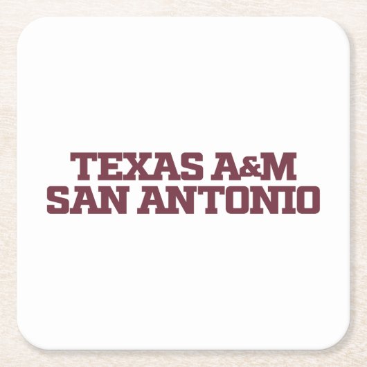 Texas A&M San Antonio Kartonnen Onderzetters (Voorkant)