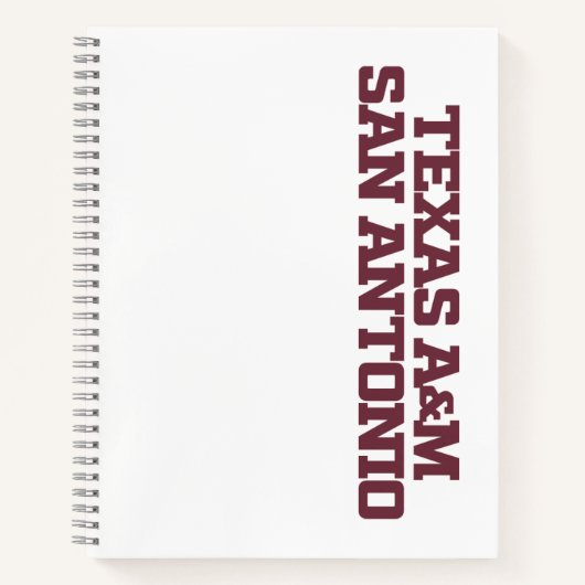 Texas A&M San Antonio Notitieboek (Voorkant)