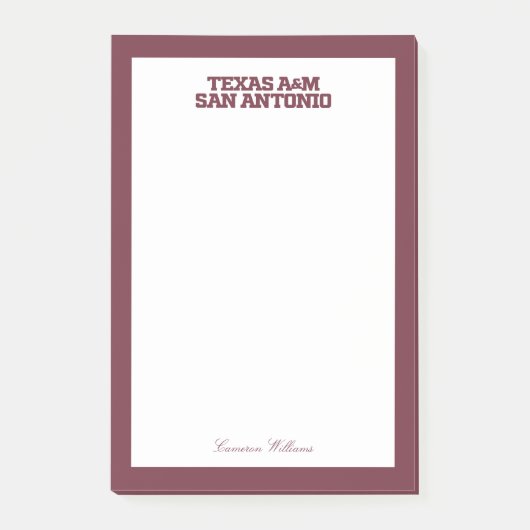 Texas A&M San Antonio Post-it® Notes (Voorkant)