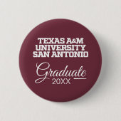 Texas A&M San Antonio Ronde Button 5,7 Cm (Voorkant)