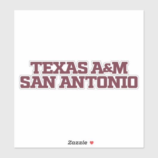 Texas A&M San Antonio Sticker (Vel)