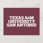 Texas A&M University - San Antonio Briefkaart (Voorkant)