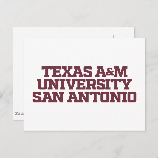 Texas A&M University - San Antonio Briefkaart (Voorkant / Achterkant)