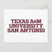 Texas A&M University - San Antonio Briefkaart (Voorkant)