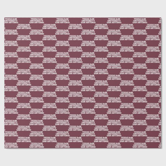 Texas A&M University - San Antonio Cadeaupapier (Vlak)