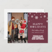 Texas A&M University - San Antonio Feestdagenkaart (Voorkant / Achterkant)