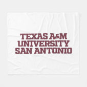 Texas A&M University - San Antonio Fleece Deken (Voorkant (Horizontaal))