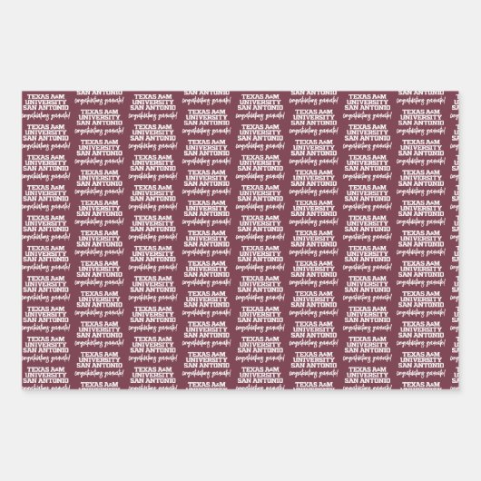 Texas A&M University - San Antonio Inpakpapier Vel (Voorkant 2)