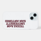 Texas A&M University - San Antonio iPhone 15 Case (Achterkant horizontaal)
