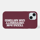 Texas A&M University - San Antonio iPhone 15 Case (Achterkant horizontaal)