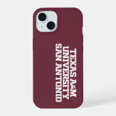 Texas A&M University - San Antonio iPhone 15 Case (Achterkant)