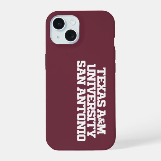 Texas A&M University - San Antonio iPhone 15 Case (Achterkant)
