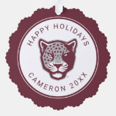 Texas A&M University - San Antonio | Jaguars 3 Ornament Kaart (Achterkant)