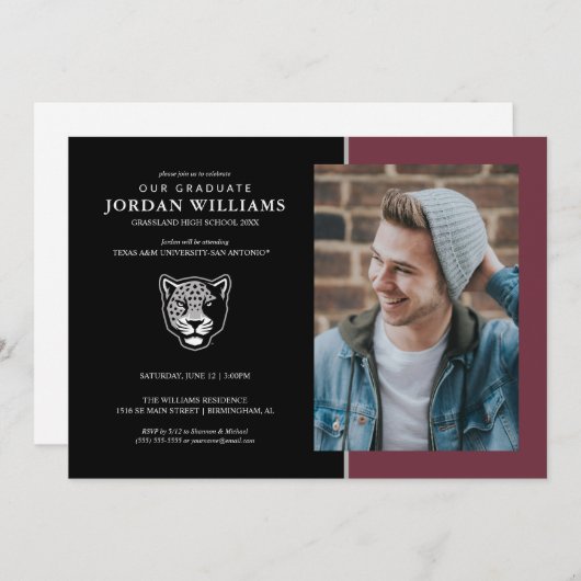 Texas A&M University - San Antonio | Jaguars Aankondiging (Voorkant / Achterkant)