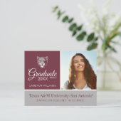 Texas A&M University - San Antonio | Jaguars Aankondigingskaart (Staand voorkant)