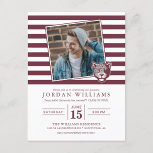 Texas A&M University - San Antonio   Jaguars Aankondigingskaart