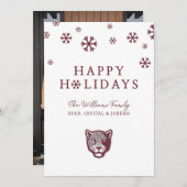 Texas A&M University - San Antonio | Jaguars Feestdagenkaart (Voorkant / Achterkant)