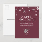 Texas A&M University - San Antonio | Jaguars Feestdagenkaart (Voorkant / Achterkant)