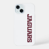 Texas A&M University - San Antonio Jaguars iPhone 15 Case (Achterkant)