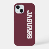 Texas A&M University - San Antonio Jaguars iPhone 15 Case (Achterkant)