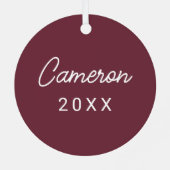 Texas A&M University - San Antonio | Jaguars Metalen Ornament (Achterkant)