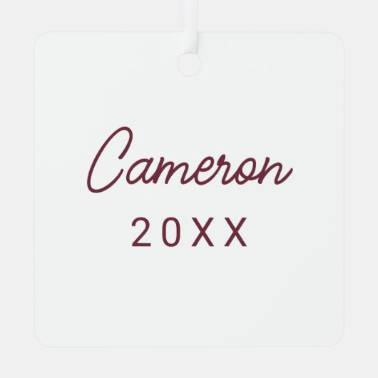 Texas A&M University - San Antonio | Jaguars Metalen Ornament (Achterkant)