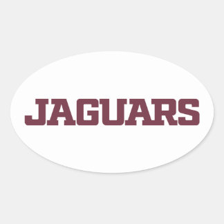 Texas A&M University - San Antonio Jaguars Ovale Sticker