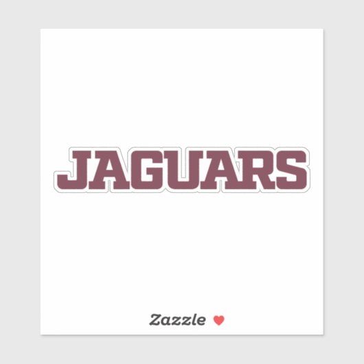 Texas A&M University - San Antonio Jaguars Sticker (Vel)