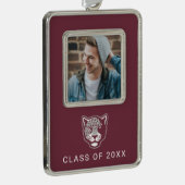 Texas A&M University - San Antonio | Jaguars Verzilverd Omlijst Ornament (Rechts)