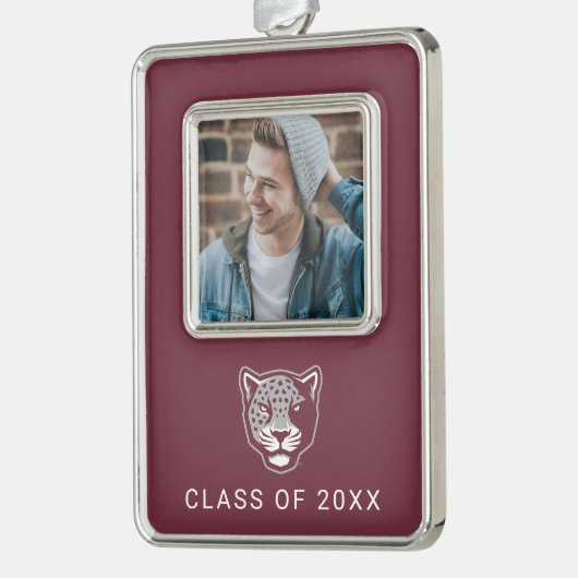 Texas A&M University - San Antonio | Jaguars Verzilverd Omlijst Ornament (Links)