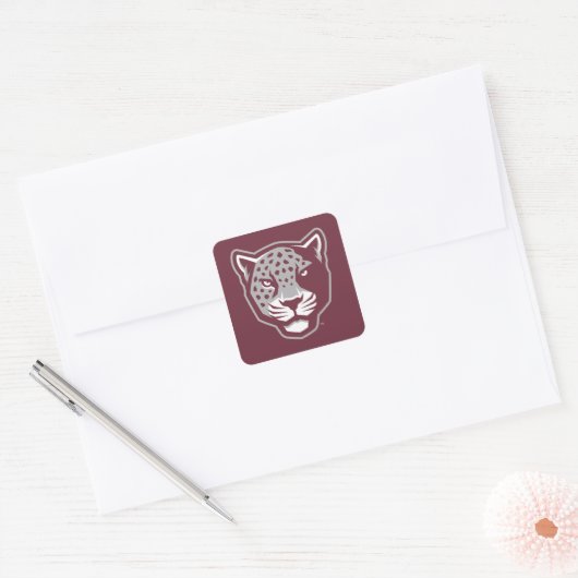 Texas A&M University - San Antonio | Jaguars Vierkante Sticker (Envelop)