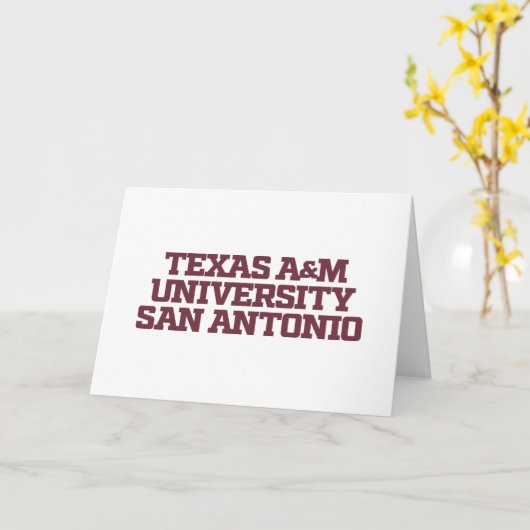 Texas A&M University - San Antonio Kaart (Gele Bloem)