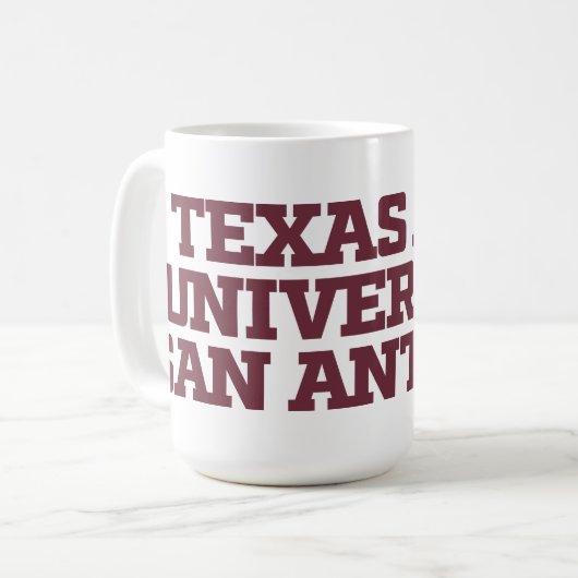 Texas A&M University - San Antonio Koffiemok (Voorkant links)