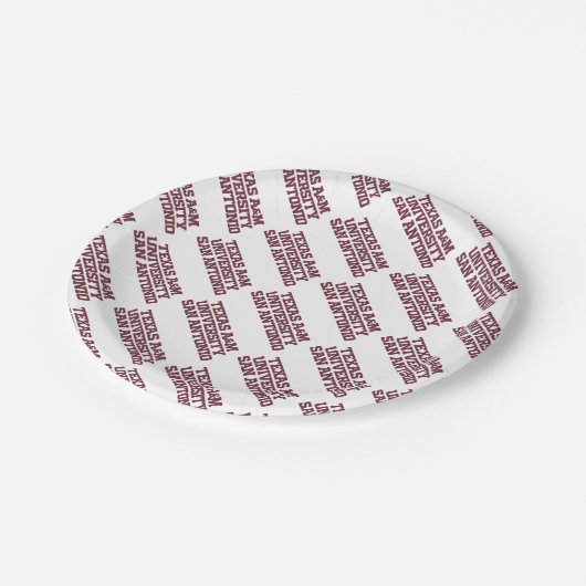 Texas A&M University - San Antonio Papieren Bordje (Gekanteld)