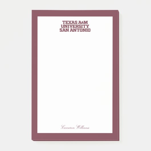 Texas A&M University - San Antonio Post-it® Notes (Voorkant)