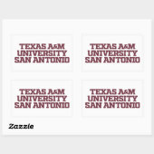 Texas A&M University - San Antonio Rechthoekige Sticker (Vel)